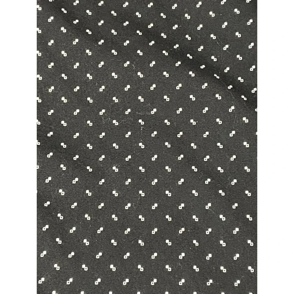 Kenneth Cole Men's XL Slim Fit Black White Micro Dot Button Down Shirt